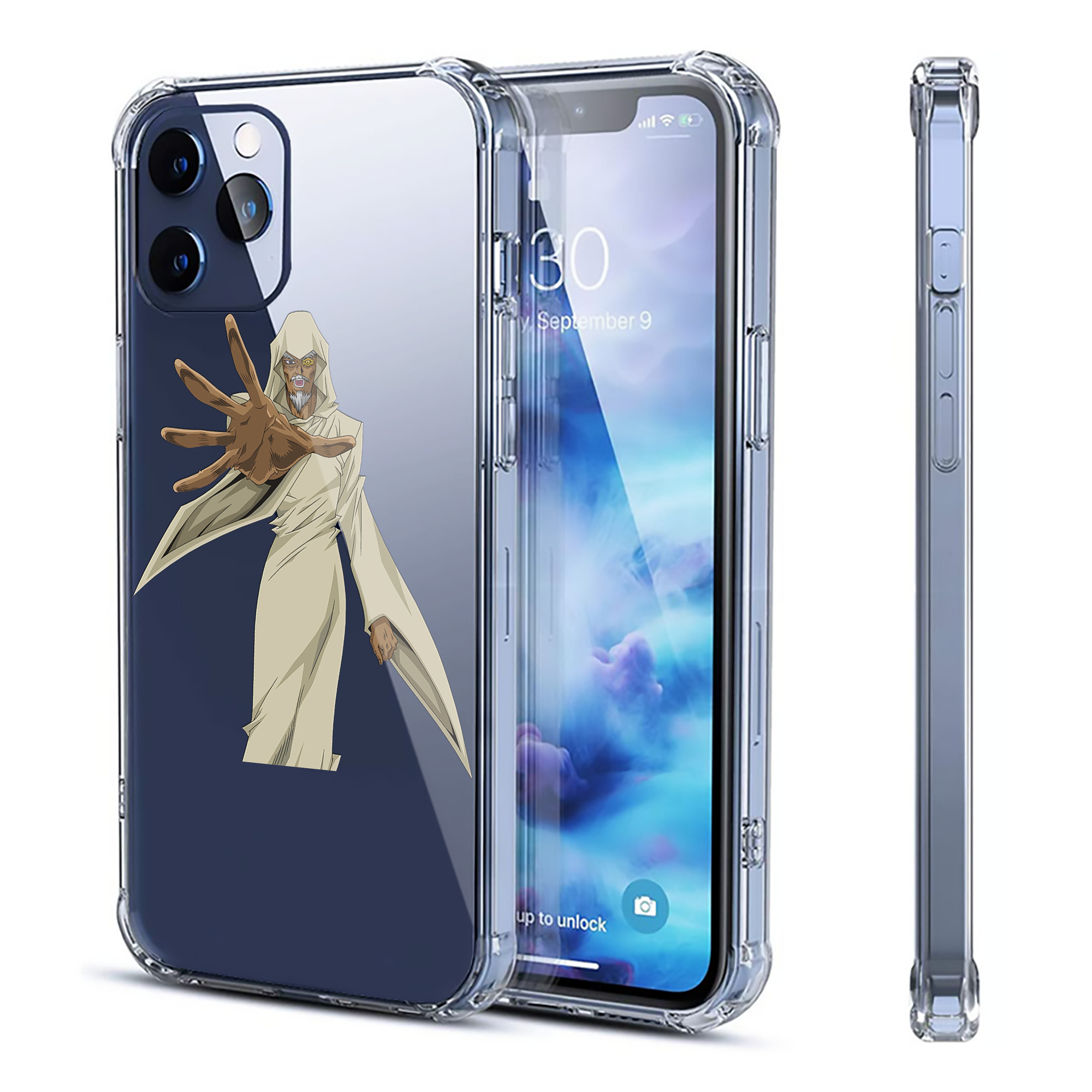 （画像用） 遊☆戯☆王 Yu-Gi-Oh! 【iPhone 12シリーズ対応】透明スマホケース（クリアソフトケース）